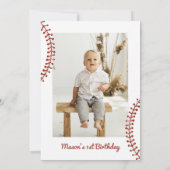 Invitation Rookie of the Year 1st Sport Boy Baseball Annivers (Dos)