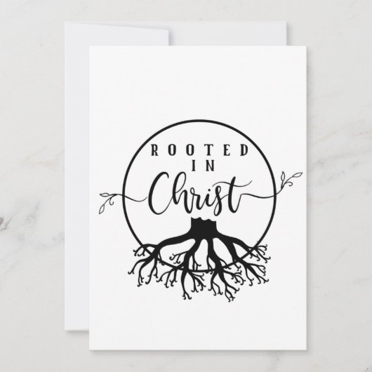 Invitation Rooted in Christ (Devant)