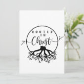 Invitation Rooted in Christ (Debout devant)