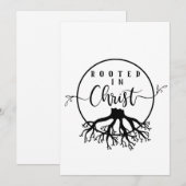Invitation Rooted in Christ (Devant / Derrière)
