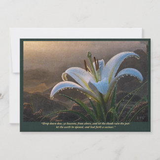 Invitation Rorate Caeli—Faites Tomber la Rosée, Cieux Invitat