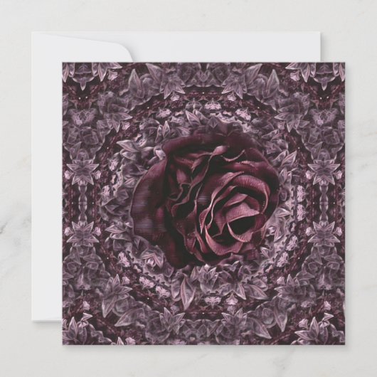 Invitation Rosace Mandala  (Devant)