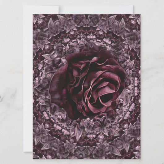 Invitation Rosace Mandala  (Devant)