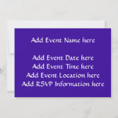 Invitation Rosaire en forme de coeur "perles" (Dos)