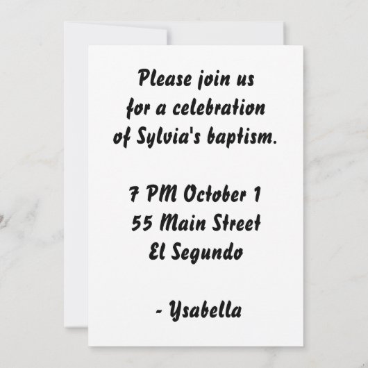 Invitation Rosary Dream (Dos)