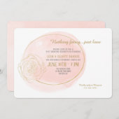 Invitation Rose (Devant / Derrière)