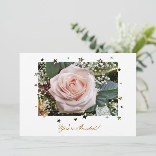 INVITATION ROSE (Debout devant)