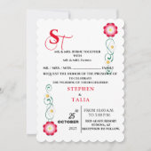 Invitation Rose (Devant)