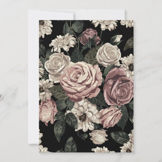 Invitation rose (Devant)