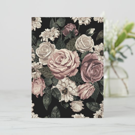 Invitation rose (Debout devant)