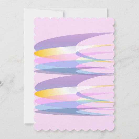 Invitation rose 1er anniversaire (Dos)