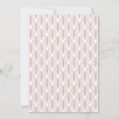 Invitation Rose 50 et fabuleux Art Déco 50e anniversaire (Dos)