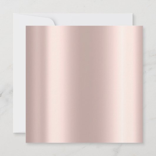 Invitation rose à semeuse pour bébé en or (Dos)