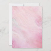 Invitation Rose Agate Simple Élégance (Dos)