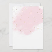 Invitation Rosé All Way Bachelorette Party Rose & Or (Dos)