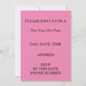 Invitation Rose Ange Chérubin (Dos)