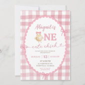 Invitation Rose Anniversaire Mignonne Chic Drôle (Devant)