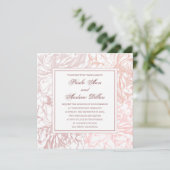 Invitation Rose antique (Debout devant)