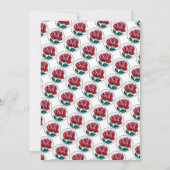 Invitation Rose artistique, Garden Party (Dos)