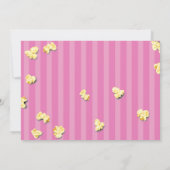 Invitation rose billet cinéma (Dos)