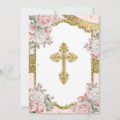 Invitation Rose & Blanc Mexicain Presentación De Tres Años (Dos)