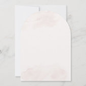 Invitation Rose blanche et rouge Élégant mariage espagnol (Dos)