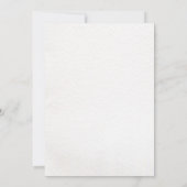 Invitation Rose blanche Floral 100e Anniversaire de fête Invi (Dos)