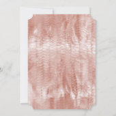 Invitation Rose blanche rose rose pâle (Dos)