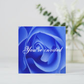 invitation rose bleue (Debout devant)