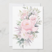 Invitation Rose Blush Floral Nuestra Boda Mariage espagnol (Dos)