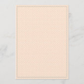 Invitation Rose Blush Floral Vert Rustique Mariage (Dos)