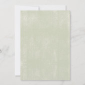 Invitation Rose Blush Simple Jardin Floral Mariage chrétien (Dos)