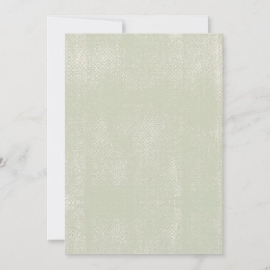 Invitation Rose Blush Simple Jardin Floral Mariage chrétien (Dos)