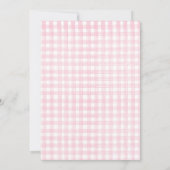 Invitation Rose Boho Fantomatique Un An Cute Ghost (Dos)