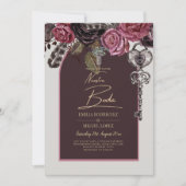 Invitation ROSE BOTHIQUE Bourgogne Mariage de automne (Devant)