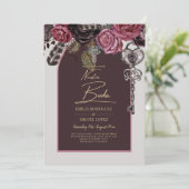Invitation ROSE BOTHIQUE Bourgogne Mariage de automne (Debout devant)