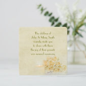 Invitation Rose Bouquet (Debout devant)