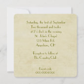 Invitation Rose Bouquet (Dos)