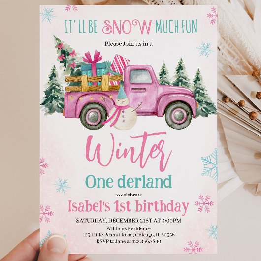 Invitation Rose Ce sera beaucoup de plaisir d'anniversaire