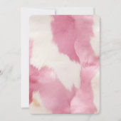 Invitation Rose chic blanc Cowgirl Anniversaire en cuir de va (Devant)