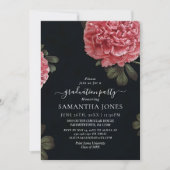 Invitation Rose Chic Peony Modèle d'invitation (Devant)