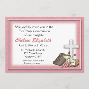 Invitation rose communion