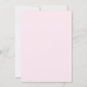 Invitation Rose Confettis Argent pour Sweet Sixtee (Dos)