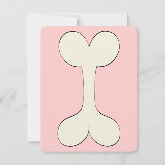 Invitation rose d'anniversaire de thème de (Dos)