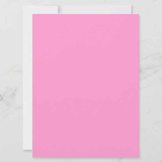 invitation rose de baby shower de rangée de canard (Dos)