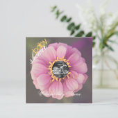 Invitation rose de baby shower d'ultrason de (Debout devant)