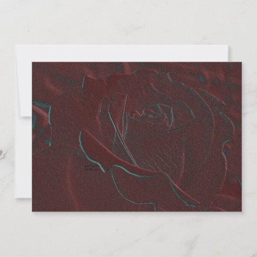Invitation Rose de Bourgogne (Devant)