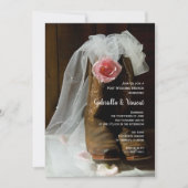 Invitation Rose de campagne et bottes de cowboy Brunch après- (Devant)