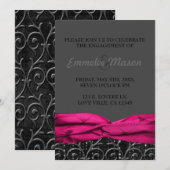 Invitation rose de diamants (Devant / Derrière)