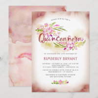 Rose de fête d'anniversaire de Quinceanera 15ème